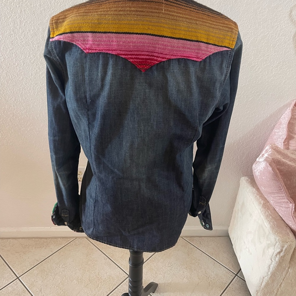 True religion button shirt